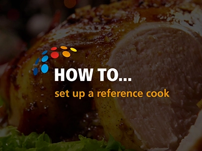 how to set up a reference cook in a smart rotisserie