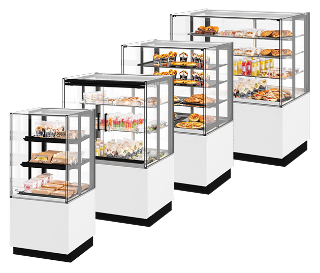 Hot & cold food displays - Fri Jado