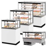 Fri-Jado MCC Cold Self Serve food display cabinets with front doors