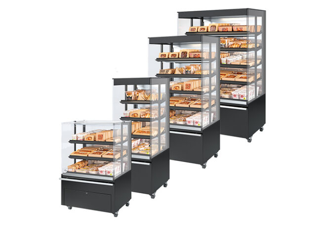 MDD Range heated merchandiser range for hot grab and go food - Fri-Jado